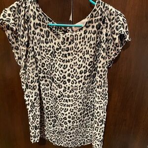 Leopard Print Women's Top